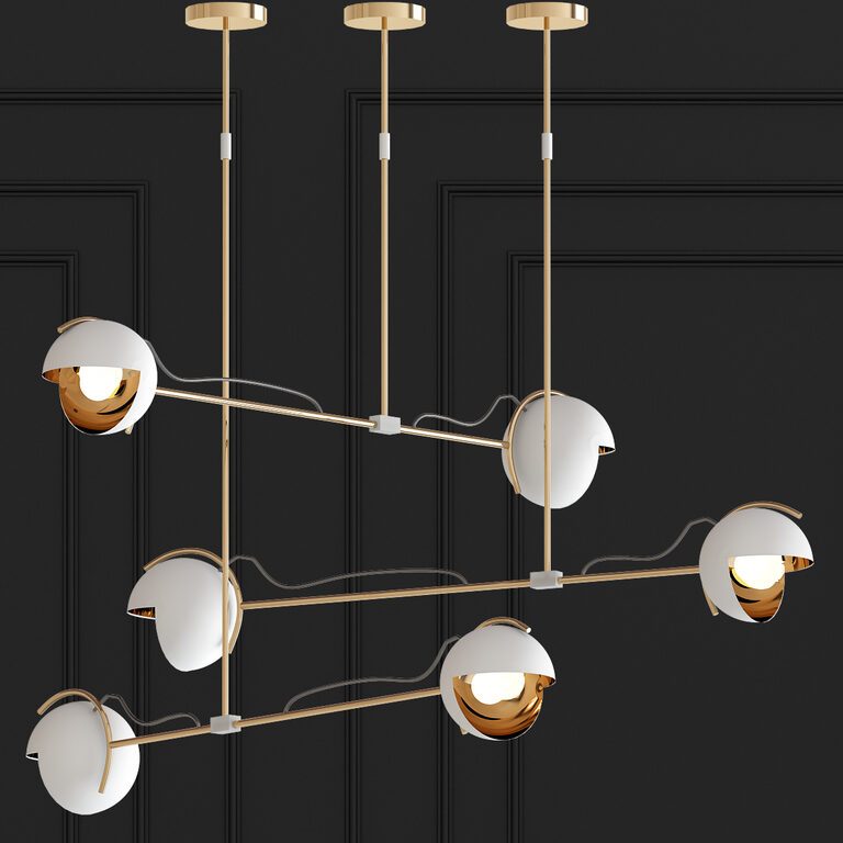 Chandelier Laine Знімний (113754), 3d модель 1