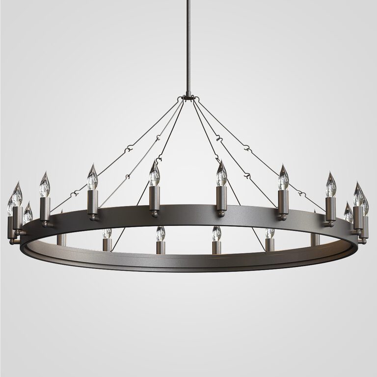 Restoration Hardware Amino Round Chandelier (110052) 3D model ...