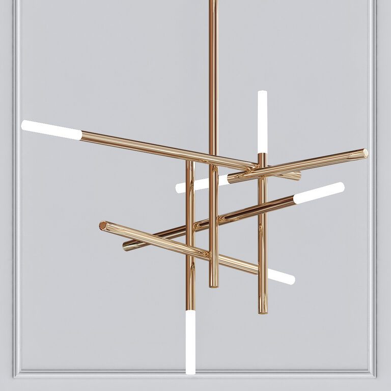Suspension Medium Chandelier (111034) 3D model - Download 3D model ...