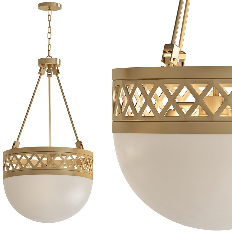 Chandelier Bistroquette Eichholtz (110847), 3d model 1