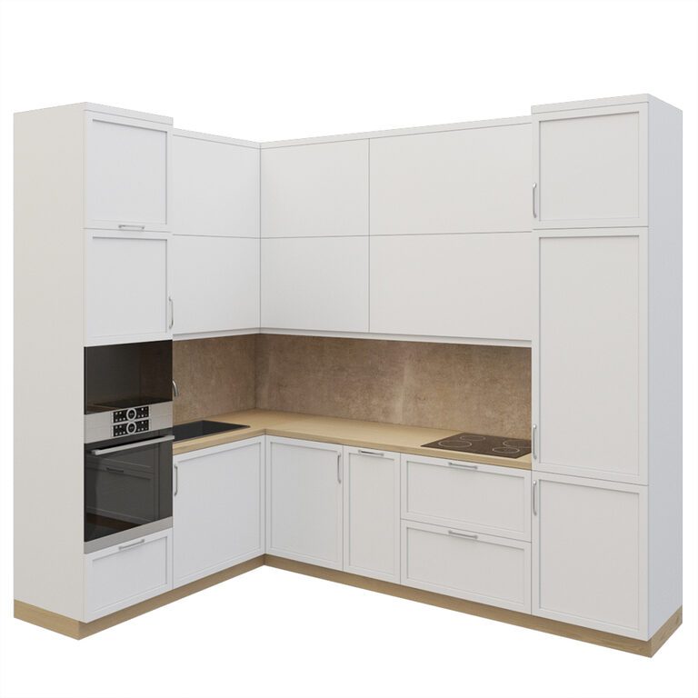 Corner kitchen (112066), 3d model 1