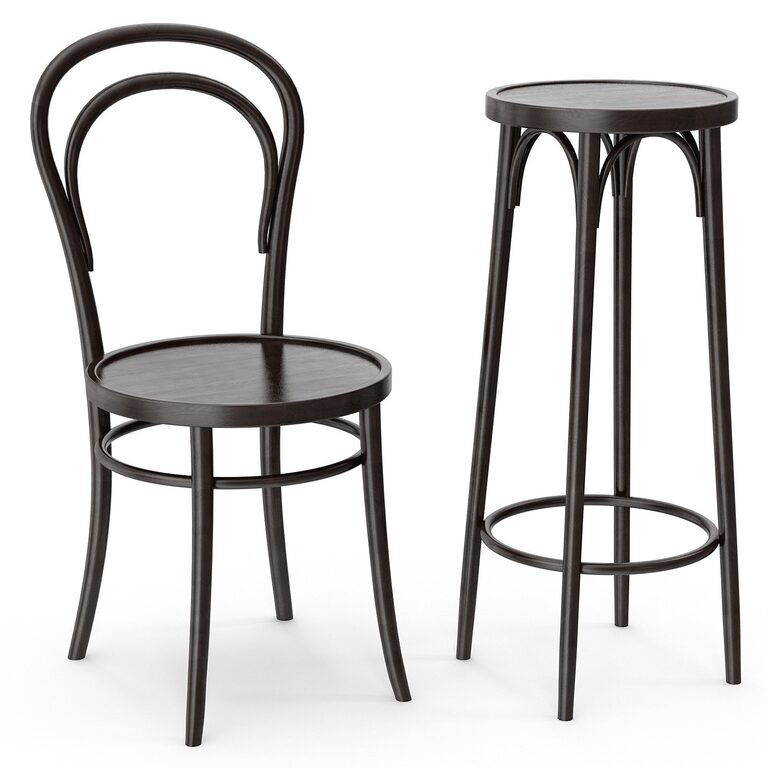 Класичний віденський стілець і Bar Chair Thonet's 14 (111175), 3d модель 1