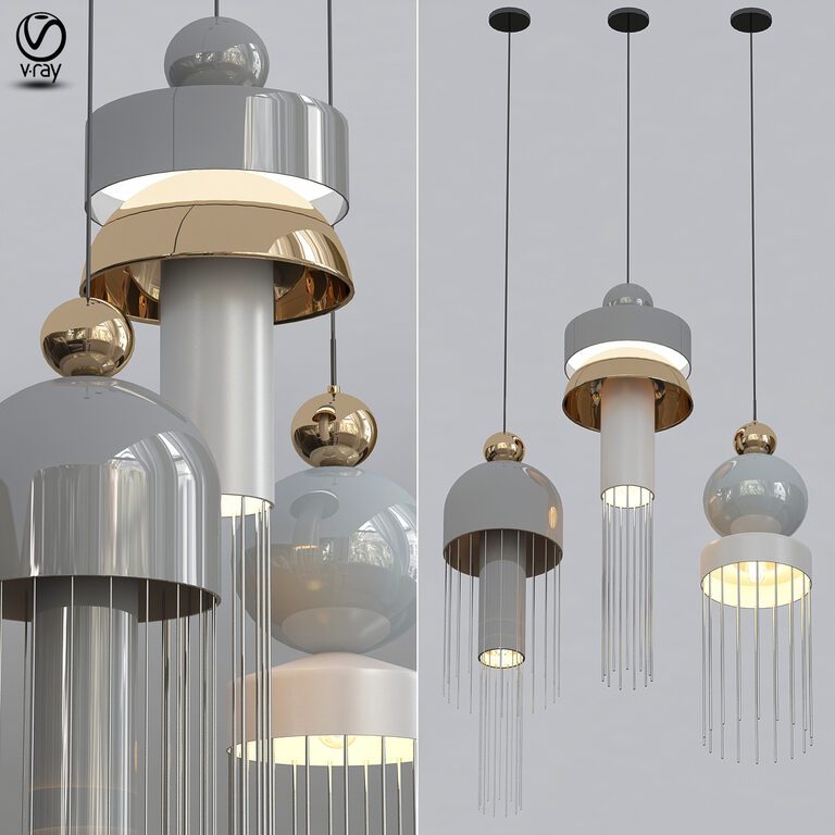 Masiero lighting Pendant (112676), 3d model 1