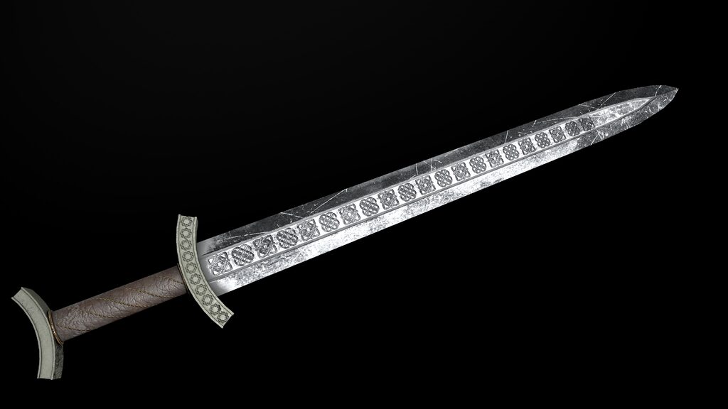 Sword (113880), 3d model 1