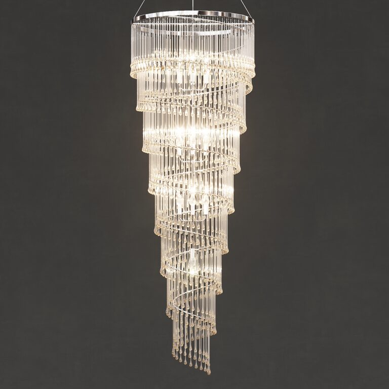 Спіраль люстра Ochre Light крапель (112490), 3d модель 1