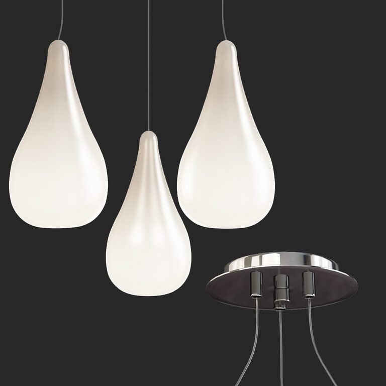 Possini Euro Design Ice Drop Pendant (111441), 3d model 1
