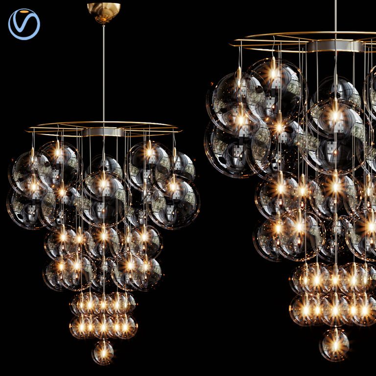 Люстра Astounding Bubble Light (112940), 3д модель 1