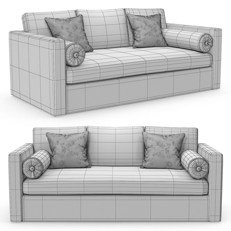 Dmitriy and Co Ludlow sofa (111410) 3D model - Download 3D model ...