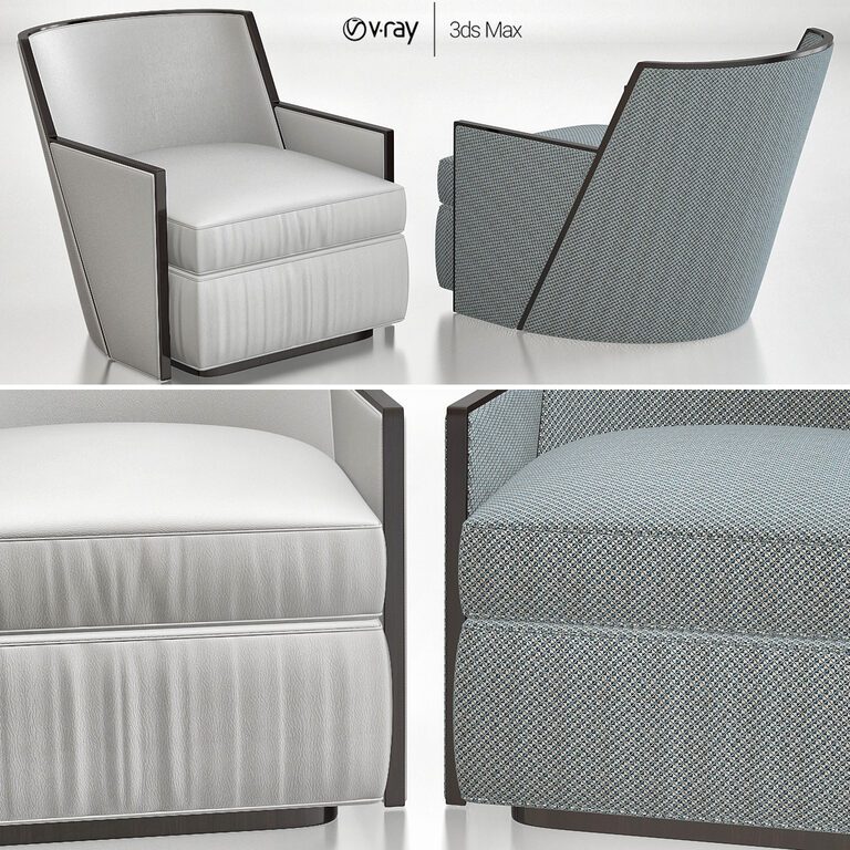 GALILEO SWIVEL LOUNGE Armchair (101687), 3d model 1