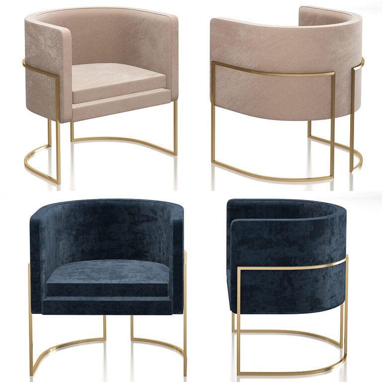 Julius Side Chair (101697), 3d model 1