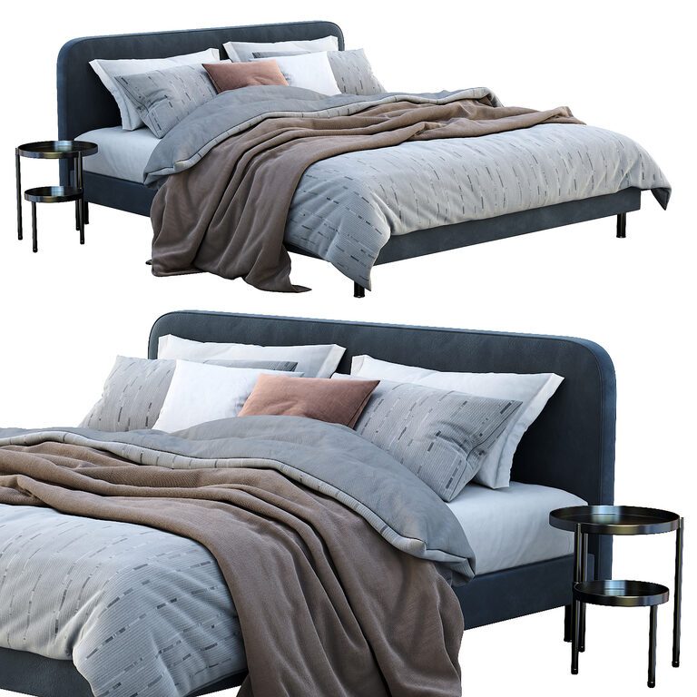 Made Besley Bed (101741), 3d model 1