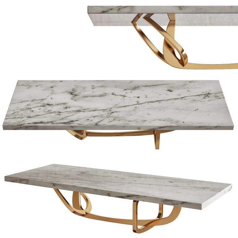 Hudson Furniture Bangle Dining Table (102220) 3D model - Download 3D ...