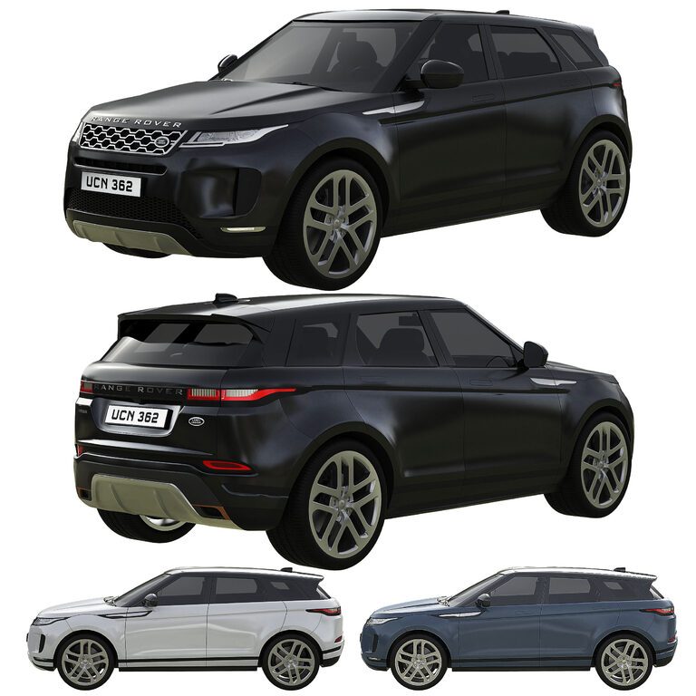3D MAXpider ELITECT Black R1 R2 | 20-24 Land Rover Range Rover Evoque (E1LR02701809)