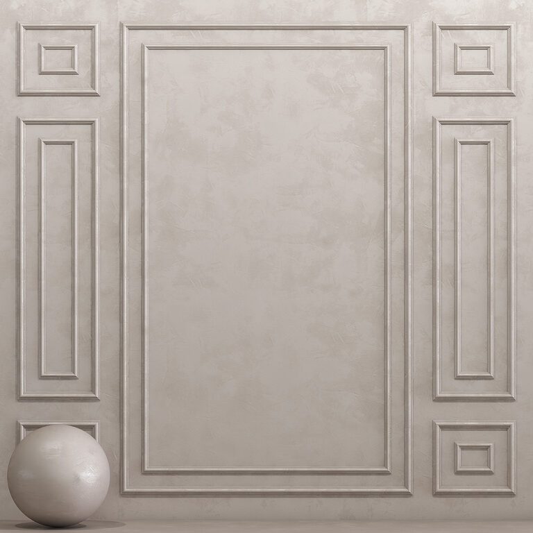 Decorative Plaster with Molding 8 (102479), 3d model 1