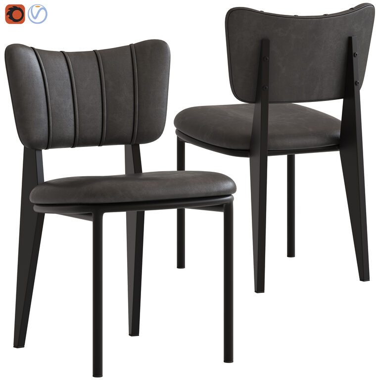 Стул Cult Furniture Ottie (102525), 3д модель 1