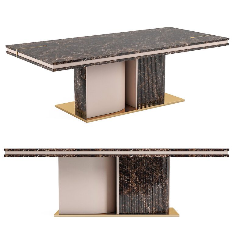 Turri Eclipse Rectangular Table (103829) 3D model - Download 3D model ...