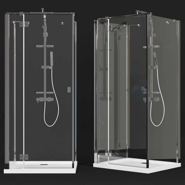 Essenza kdj s Shower Cabin and mixer Touareg 2 (103897), 3d model 1
