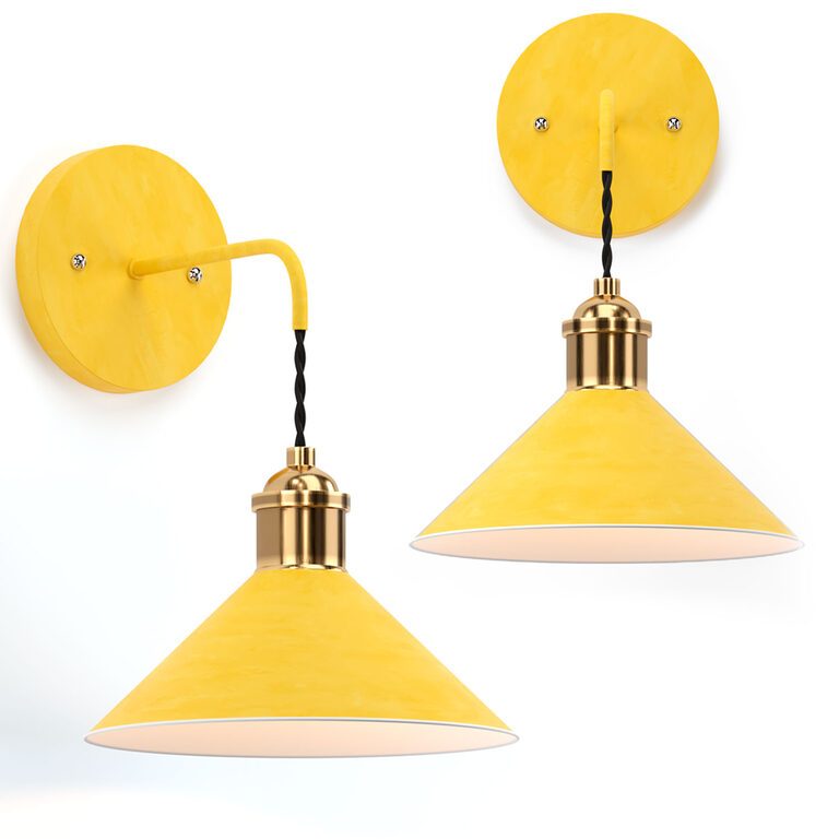 20TH C.FACTORY FILAMENT YELLOW Sconce (105688), 3d model 1