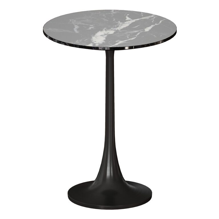 Nero Black Marble Accent Table (105919) 3D model - Download 3D model ...