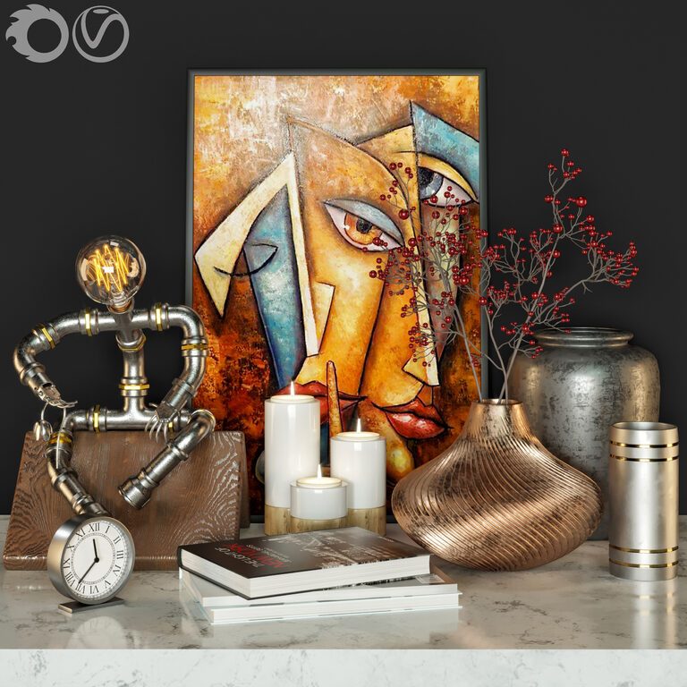 Decorative Set 2 (105964), 3d model 1