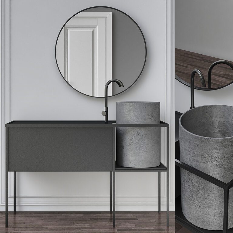 Washbasins Furniture №12 (106904), 3d model 1