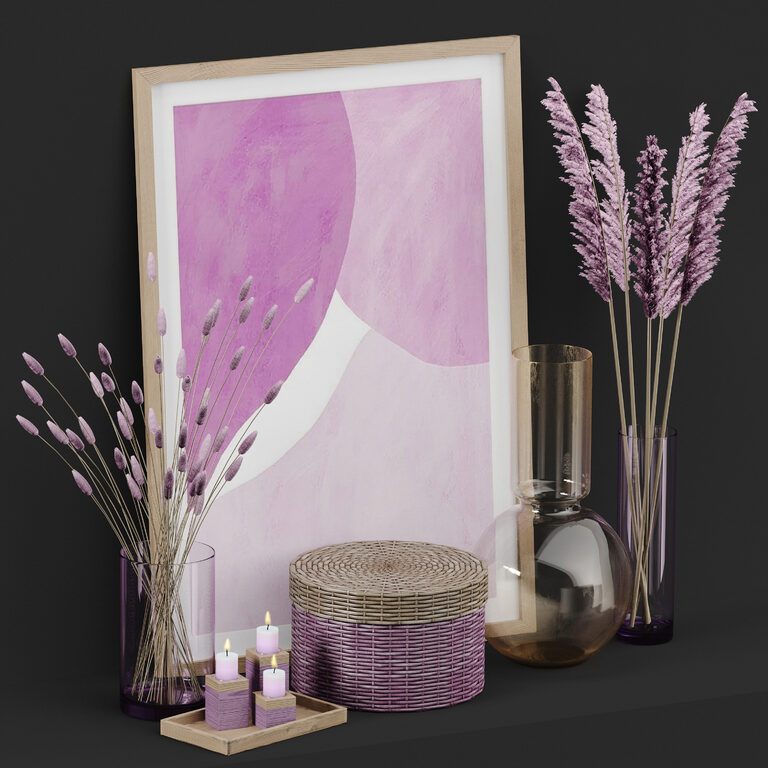 Decorative Set № 4 (106930) 3D model - Download 3D model Decorative Set ...