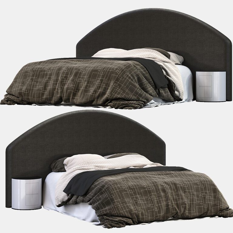 Кровать Modern IKEA (106982), 3д модель 1