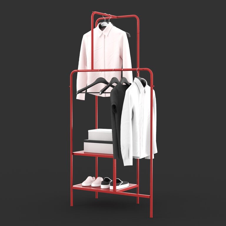 IKEA NIKKEBY Clothes rack (107055) 3D model - Download 3D model