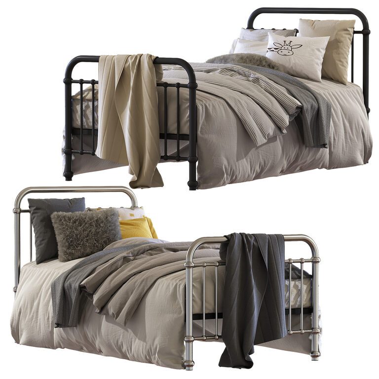 Louis Bed (107161), 3d model 1