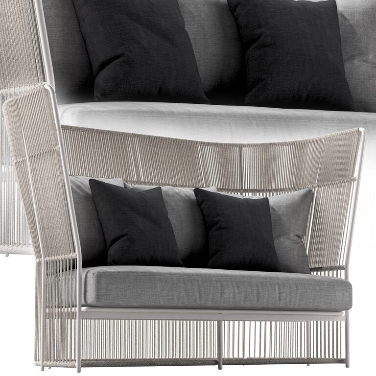 TIBIDABO High sofa (107666), 3d model 1