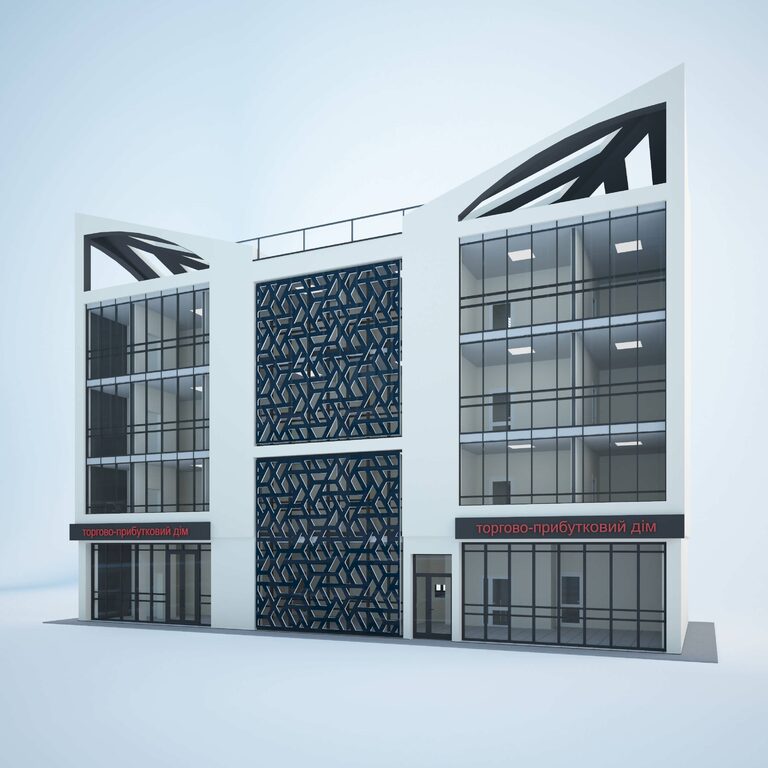 Office building v01 (107673) 3D model - Download 3D model Office ...