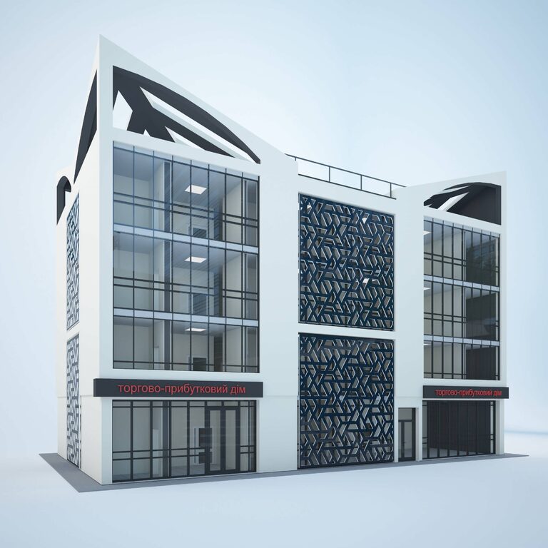 Office building v01 (107673) 3D model - Download 3D model Office ...
