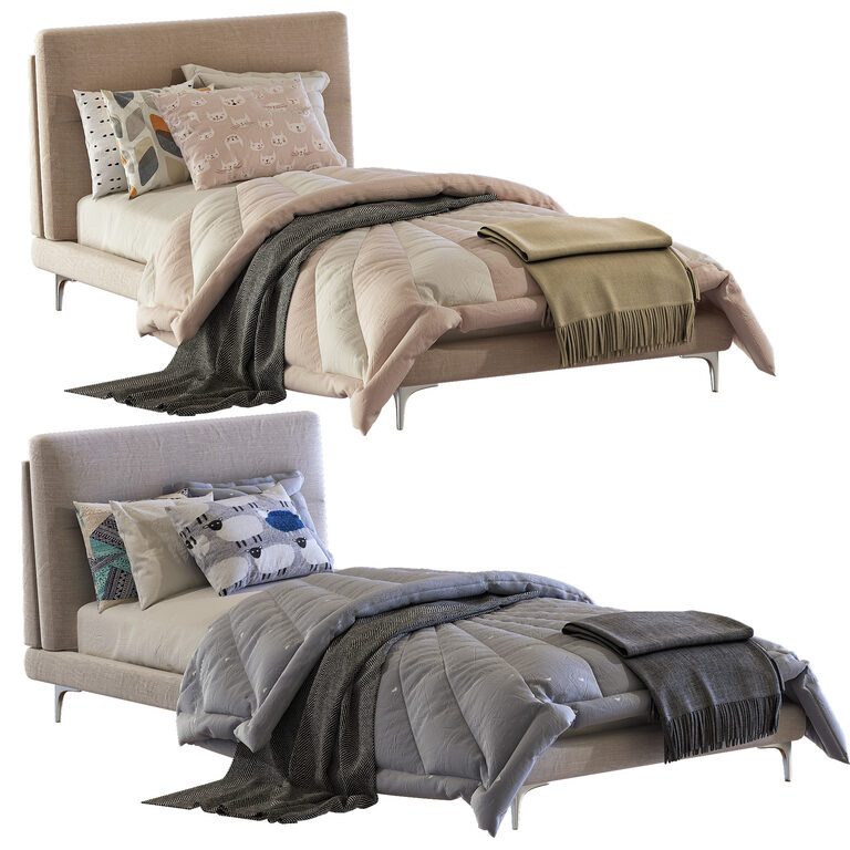 SCHRAMM CLEO Bed  (107706), 3d model 1