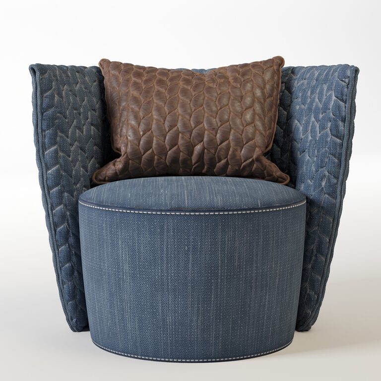 Armchair (107783), 3d model 1