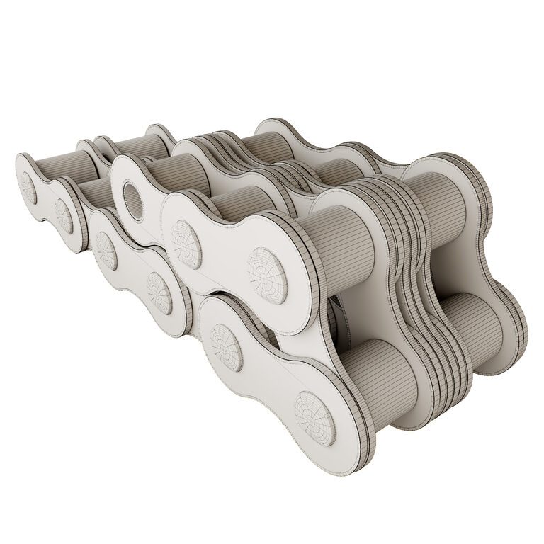 Roller Chain (108802) 3D model - Download 3D model Roller Chain (108802 ...