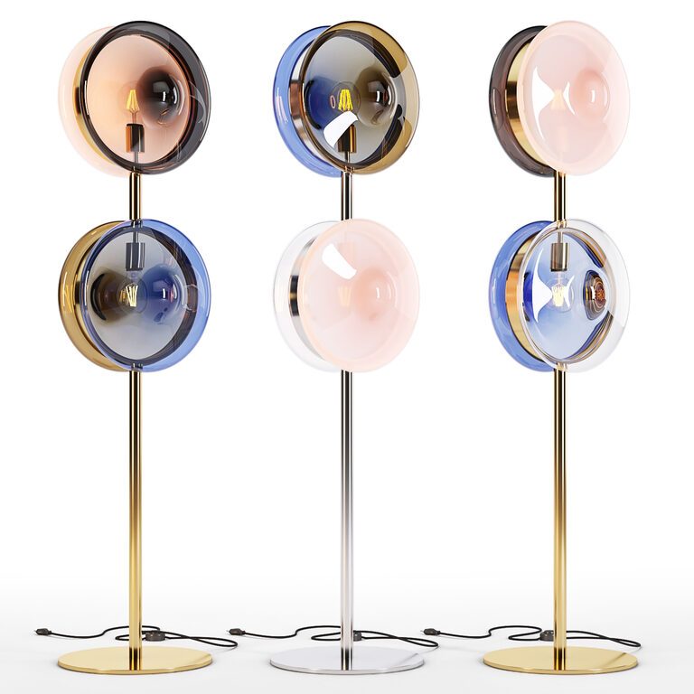 Bomma Orbital Floor Lamp (109271), 3d model 1