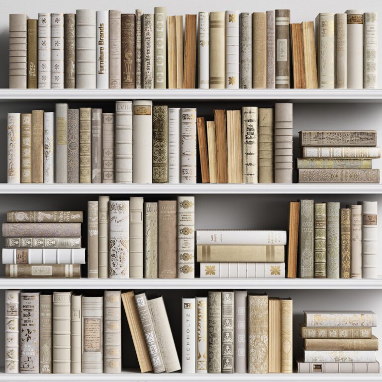 Classic Books 09 (109283), 3d model 1