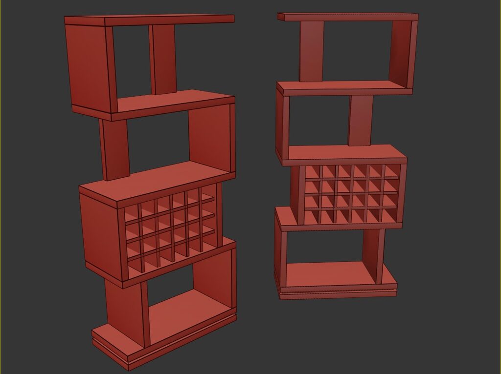 Bar Rack (110270) 3D model - Download 3D model Bar Rack (110270 ...