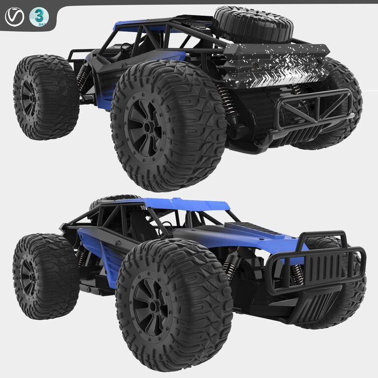 Remote Control Car Blue (110809) 3D model - Download 3D model Remote ...