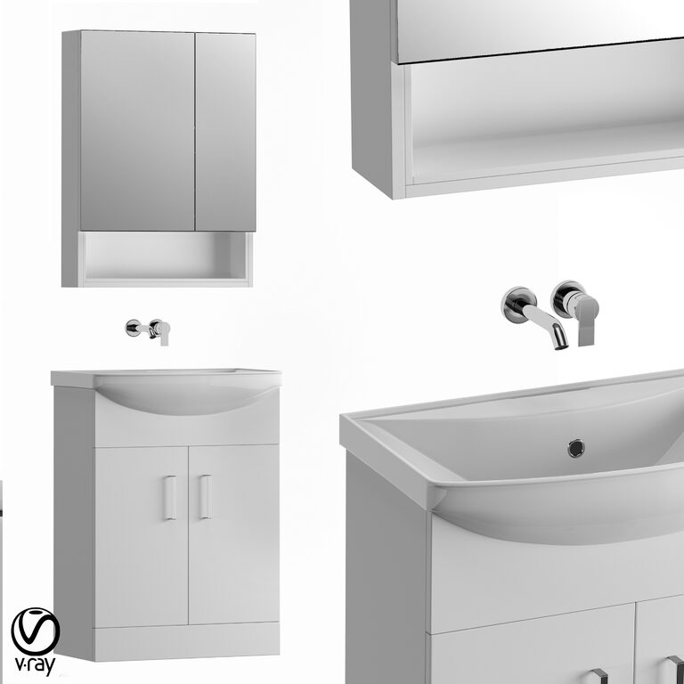 Lion Bathroom Set (117995), 3d model 1