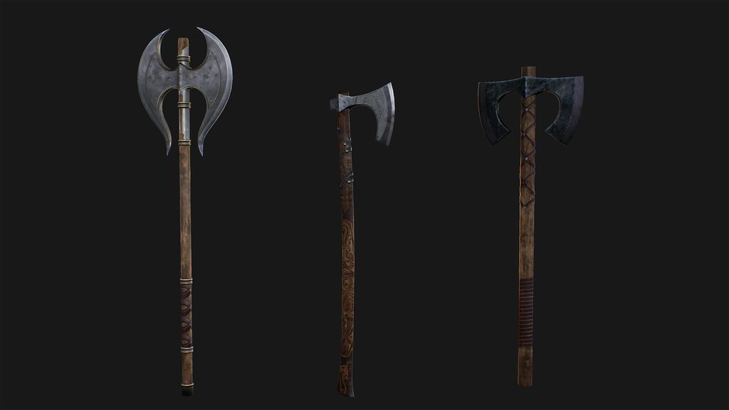 Axes Asset (119168) 3D model - Download 3D model Axes Asset (119168 ...