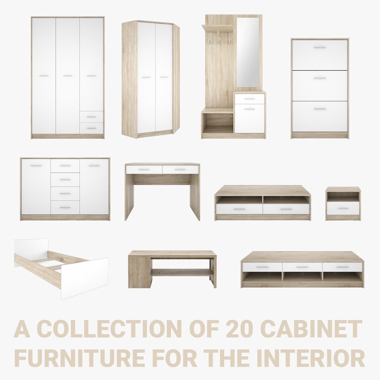 Cabinet furniture set (119301), 3d model 1