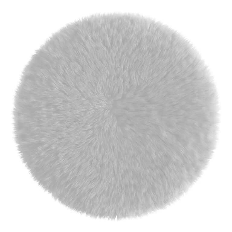 Round White Rug (119514) 3D model - Download 3D model Round White Rug ...