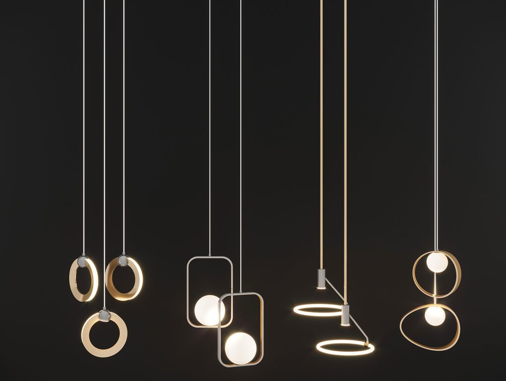 Modern Pendant (119819), 3d model 1