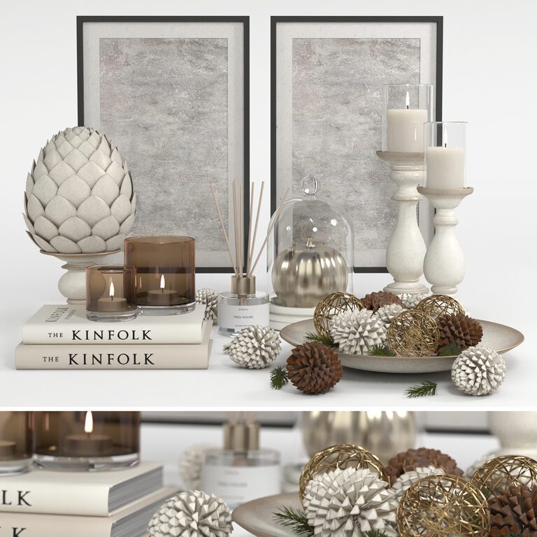 Decorative set 03 (120050), 3d model 1