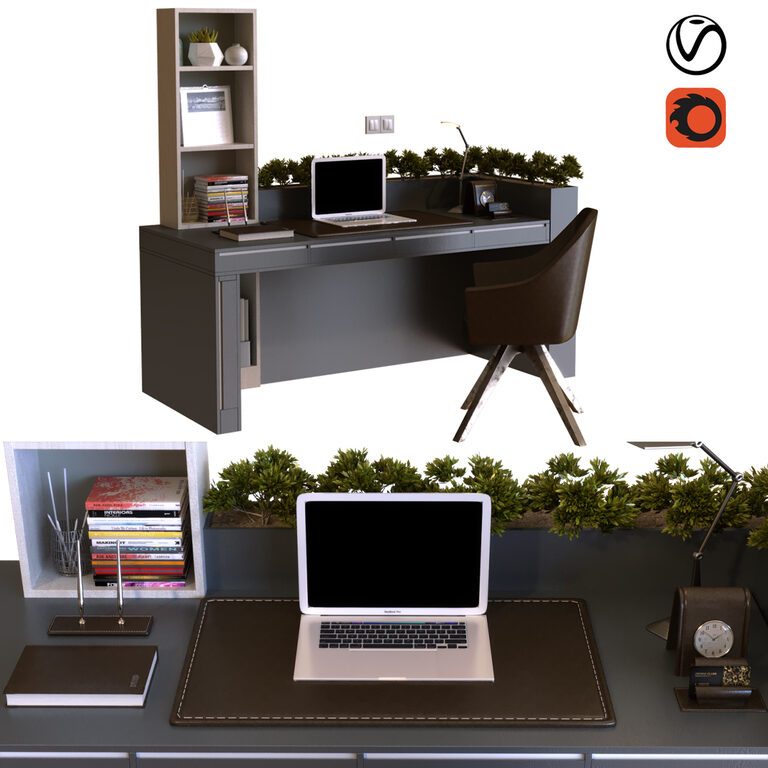 Workplace 010 (121156), 3d model 1
