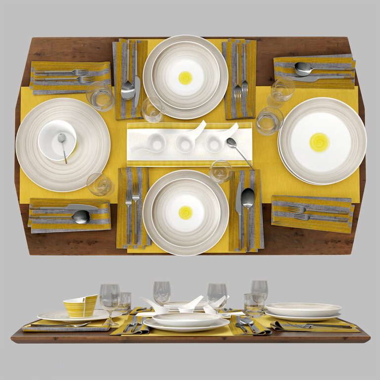 Table setting Villeroy & Boc (122352), 3d model 1