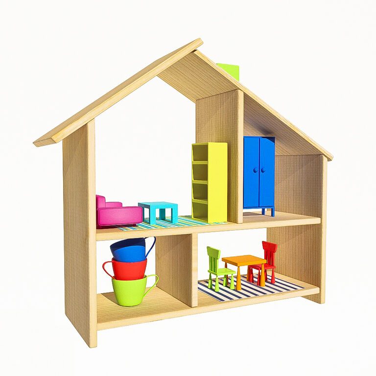 Dollhouse (123083), 3d model 1