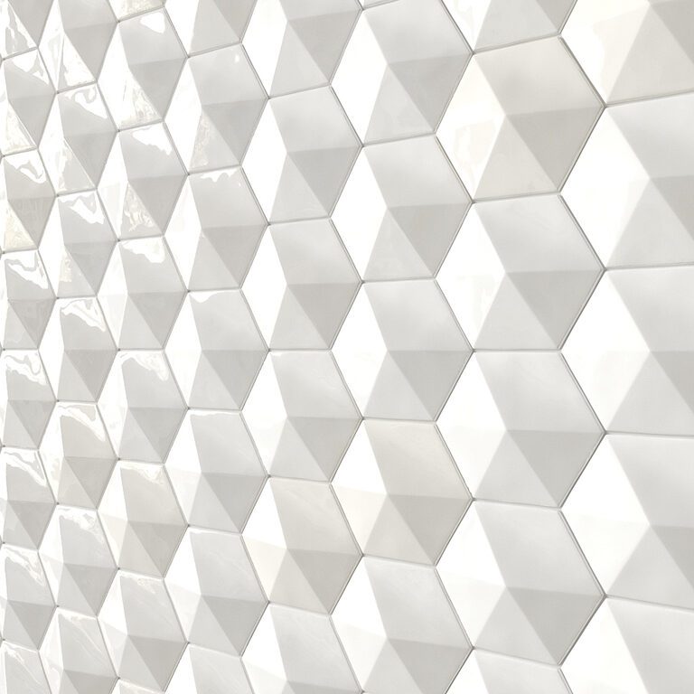 Hedron Wall Tile in Electric Blue 6 types (123268) 3D model - Download ...