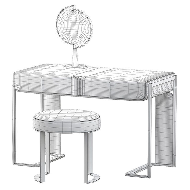 Turri ECLIPSE Dressing Table (124285) 3D model - Download 3D model ...
